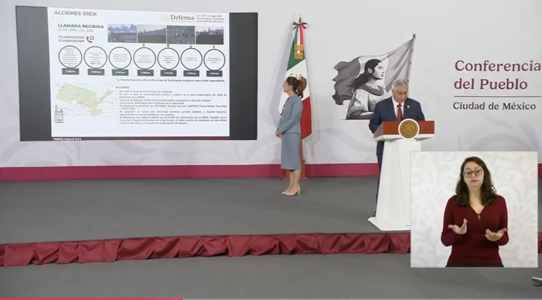 Atacante en Teotihuacán actuó solo, tras ser herido por GN se suicidó: informa Cristóbal Castañeda